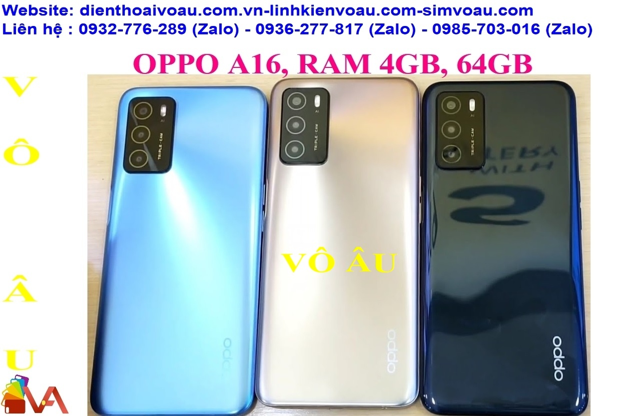 OPPO A16, RAM 4GB, 64GB