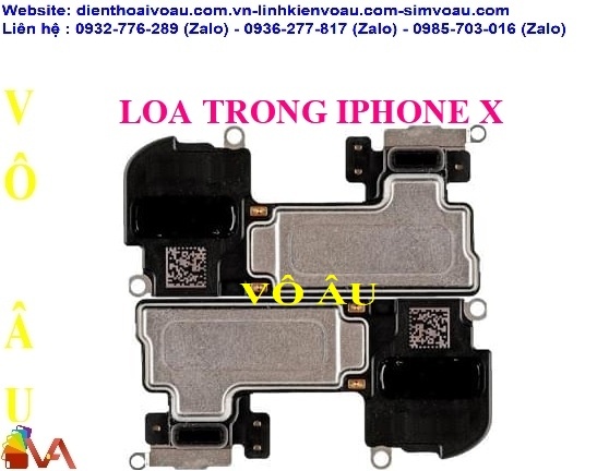 LOA TRONG IPHONE X