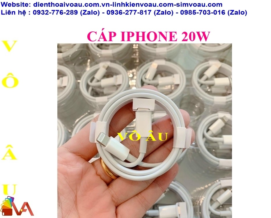 CÁP IPHONE 20W LOẠI TỐT