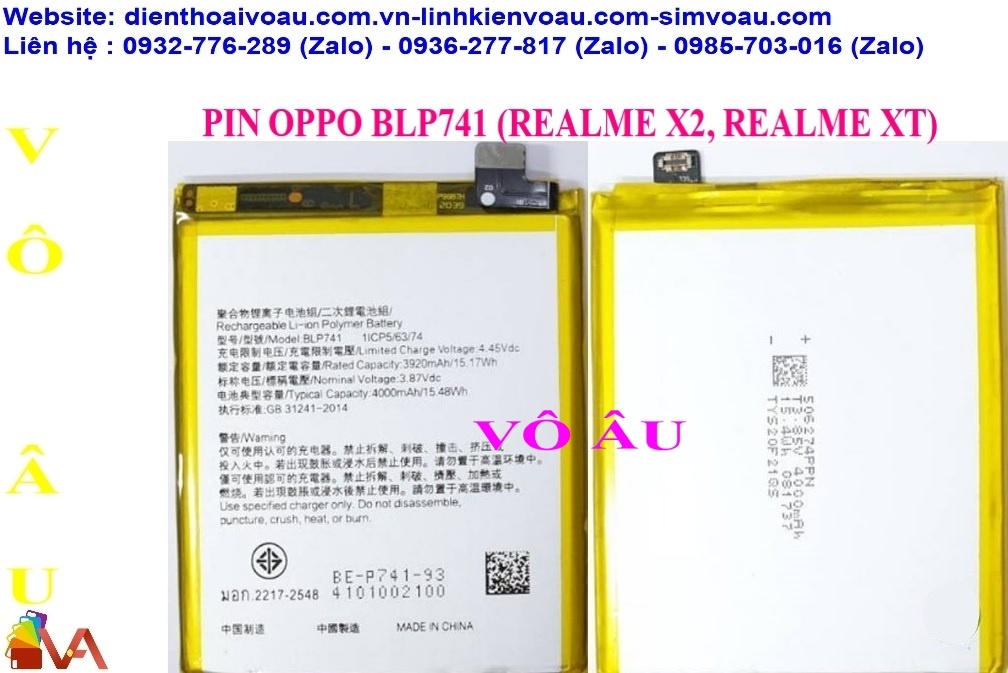 PIN REALME X2 ZIN