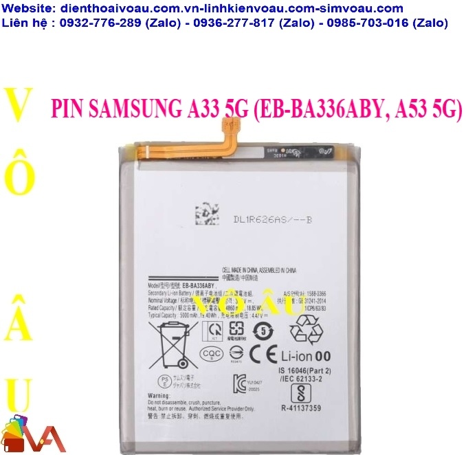 PIN SAMSUNG EB-BA336ABY ZIN