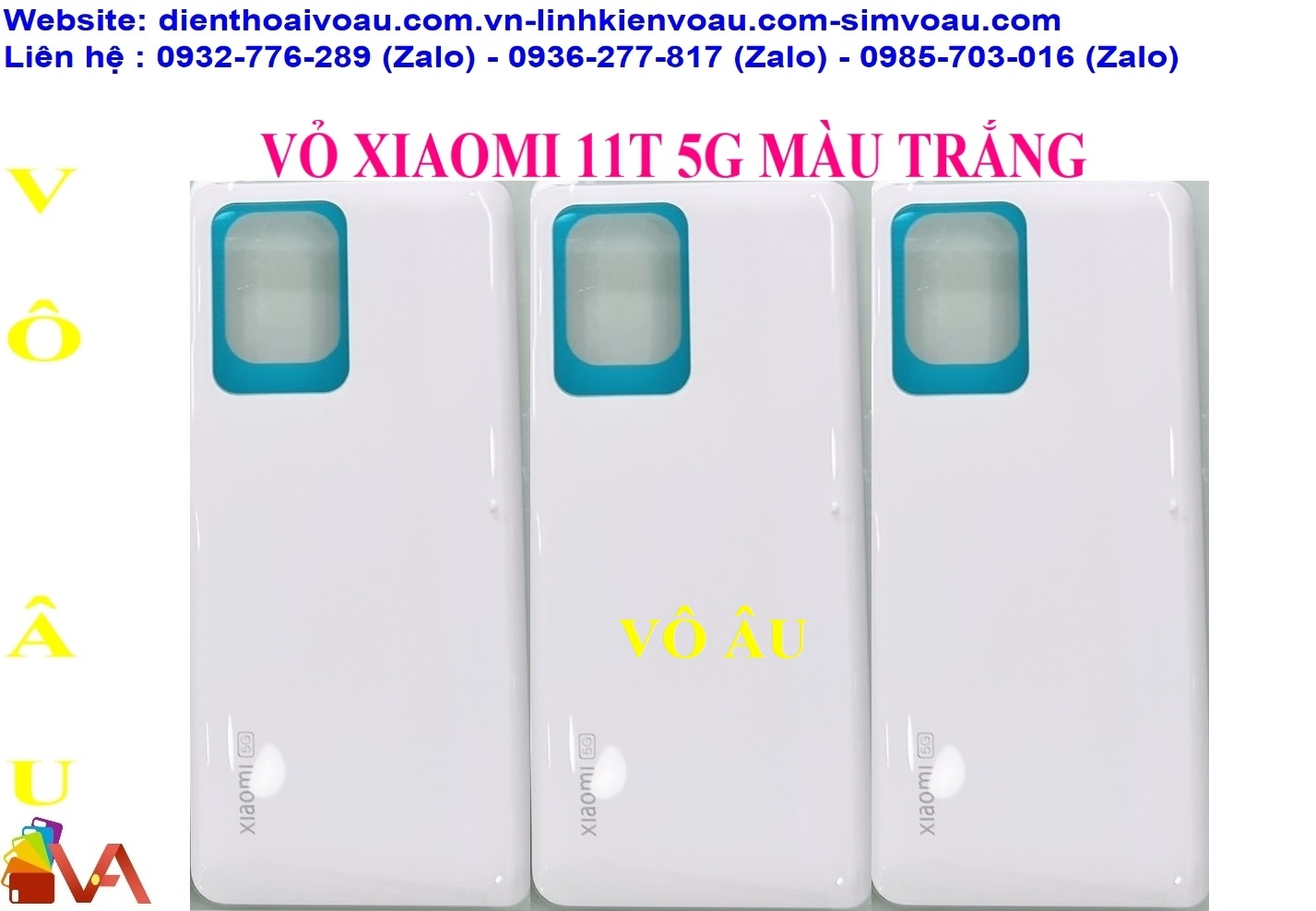 NẮP LƯNG XIAOMI 11T 5G MÀU TRẮNG