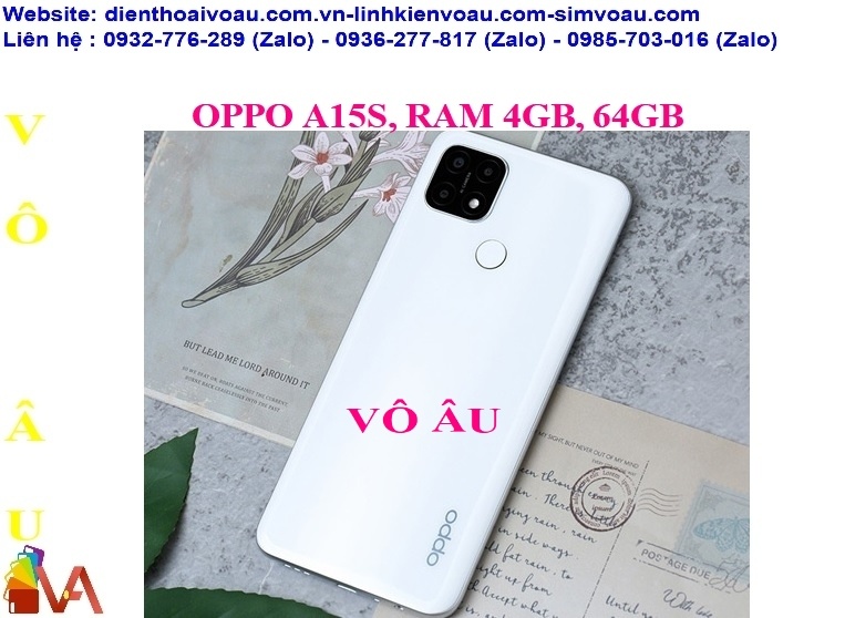 OPPO A15S MÀU TRẮNG, RAM 4GB, 64GB