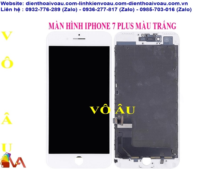MÀN HÌNH IPHONE 7 PLUS ZIN ÉP KÍNH MÀU TRẮNG (DTP)