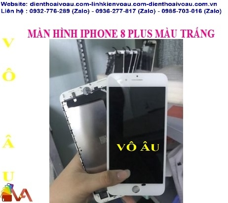 MÀN HÌNH IPHONE 8 PLUS ZIN ÉP KÍNH MÀU TRẮNG (DTP)