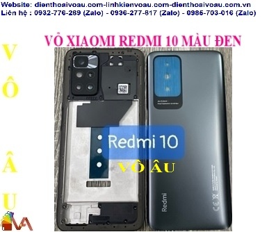 VỎ XIAOMI REDMI 10 MÀU ĐEN