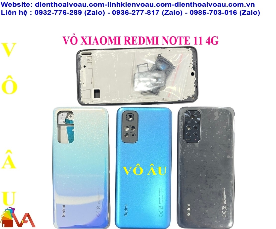 VỎ XIAOMI REDMI NOTE 11 4G