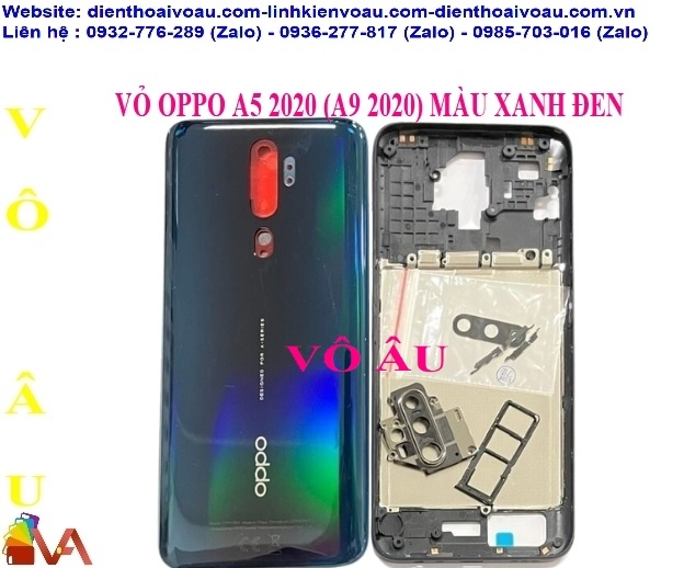 VỎ OPPO A9 2020 MÀU XANH ĐEN