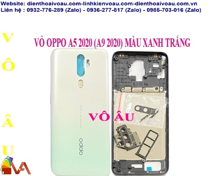 VỎ OPPO A5 2020 (A9 2020) MÀU XANH TRẮNG