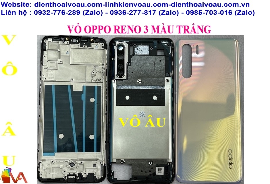 VỎ OPPO RENO 3 MÀU TRẮNG