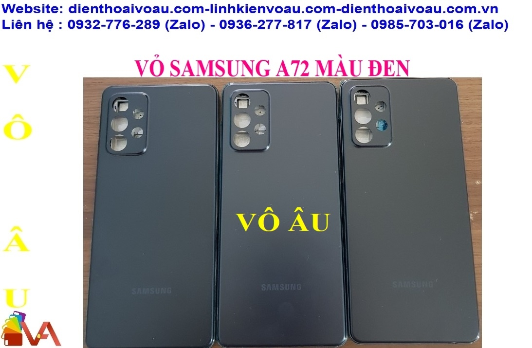 VỎ SAMSUNG A72 MÀU ĐEN