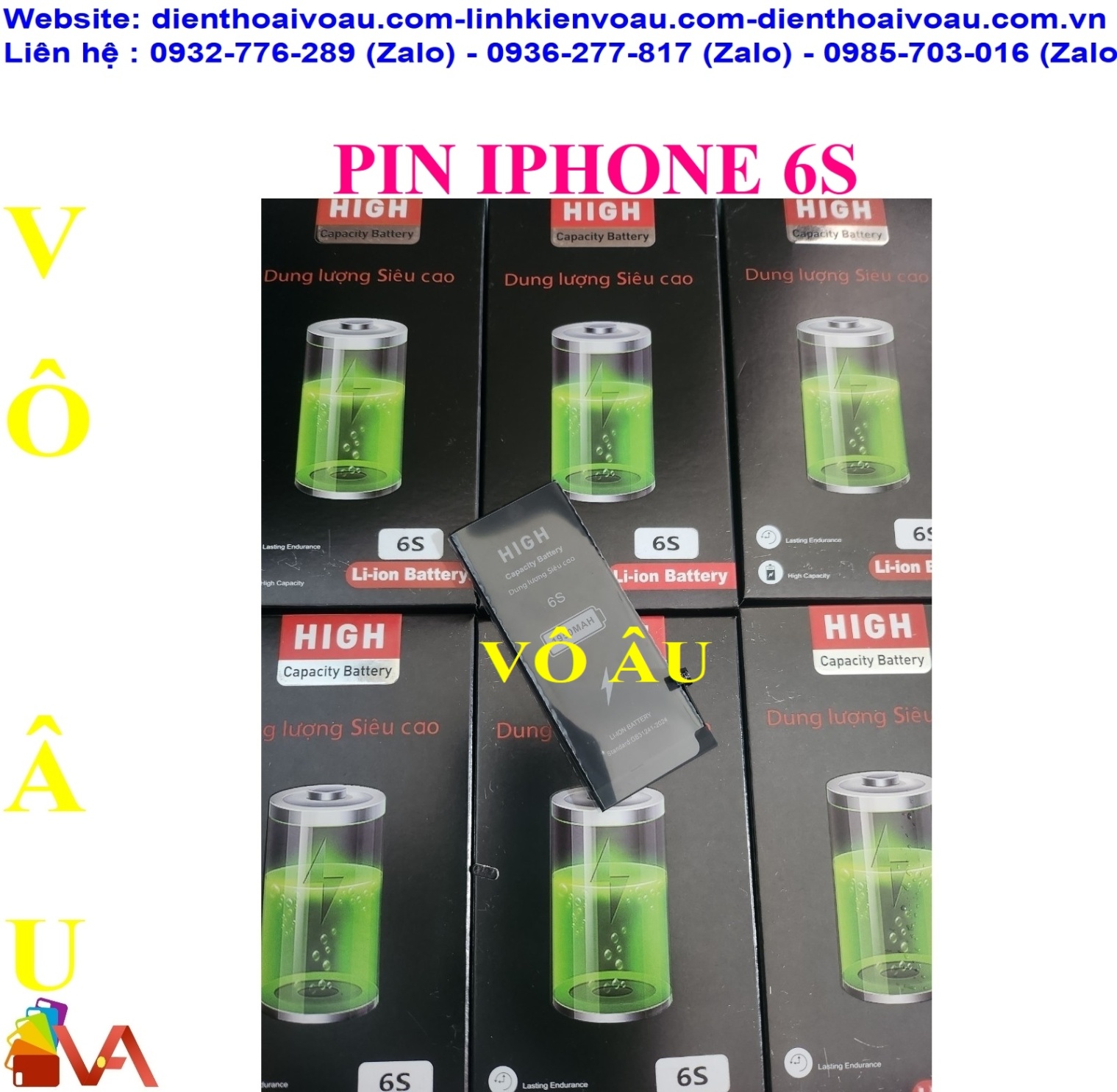 PIN IPHONE 6S ZIN HỘP DUNG LƯỢNG CAO