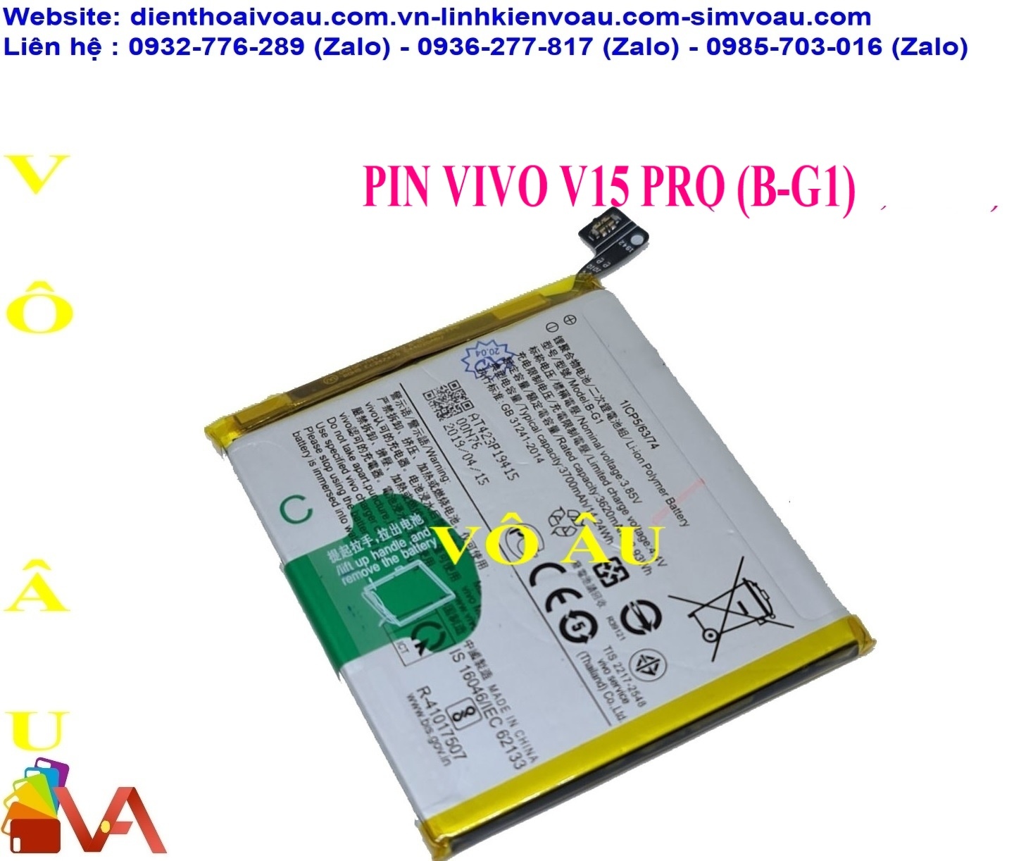 PIN VIVO B-G1 ZIN