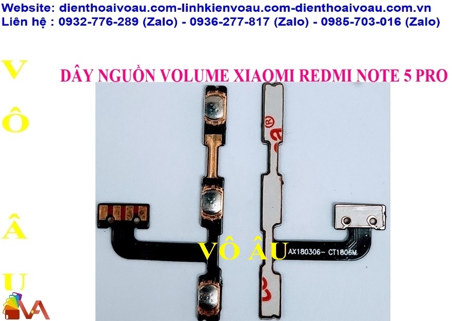 DÂY NGUỒN VOLUME XIAOMI REDMI NOTE 5 PRO