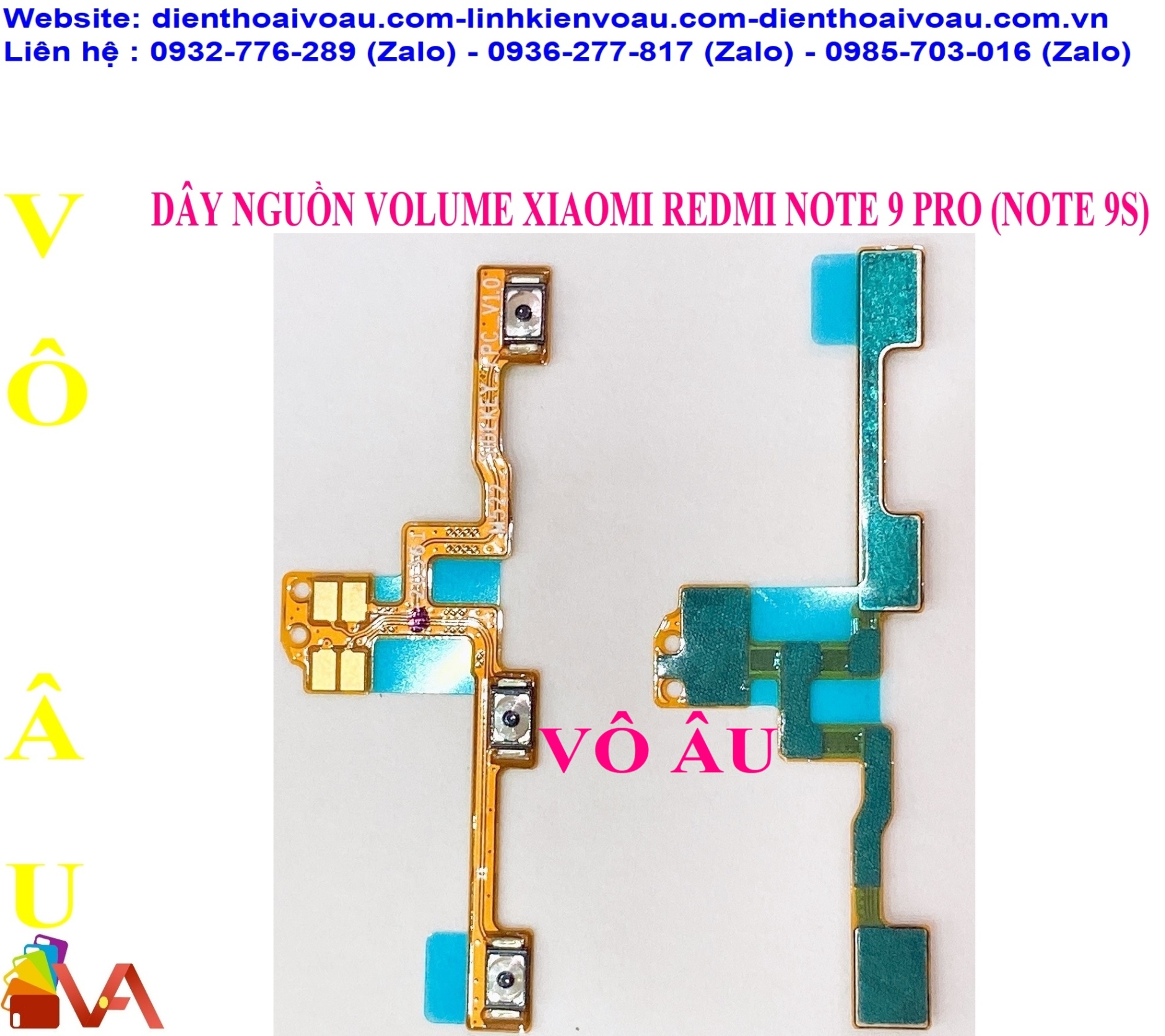 DÂY NGUỒN VOLUME XIAOMI REDMI NOTE 9 PRO (REDMI NOTE 9S)