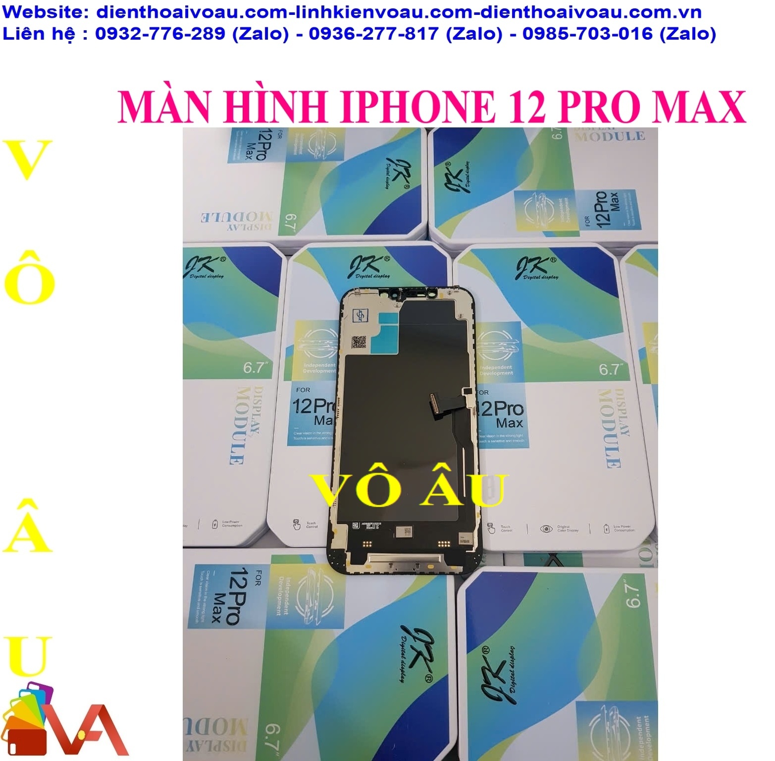 MÀN HÌNH IPHONE 12 PRO MAX INCELL LOẠI JK