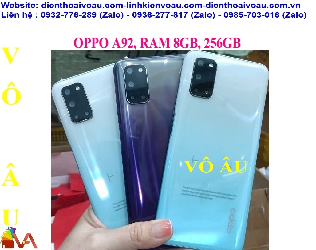 OPPO A92, RAM 8GB, 256GB