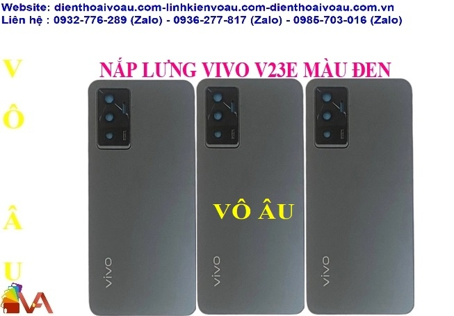 NẮP LƯNG VIVO V23E MÀU ĐEN