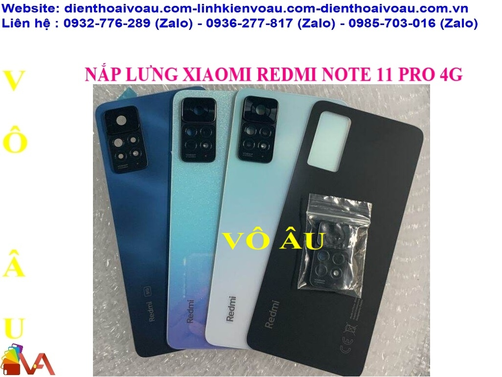 NẮP LƯNG XIAOMI REDMI NOTE 11 PRO 4G