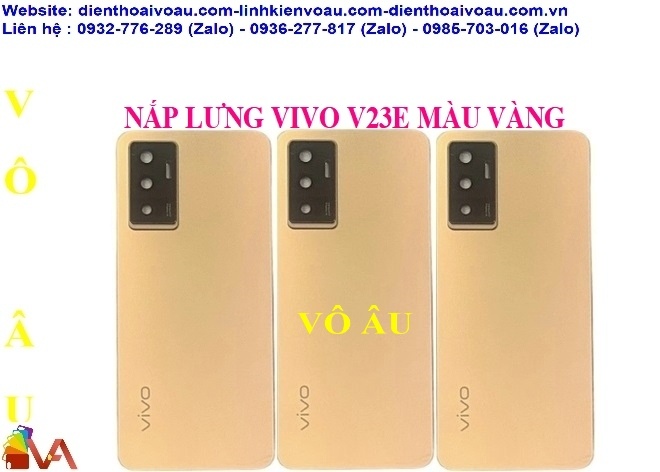 NẮP LƯNG VIVO V23E MÀU VÀNG