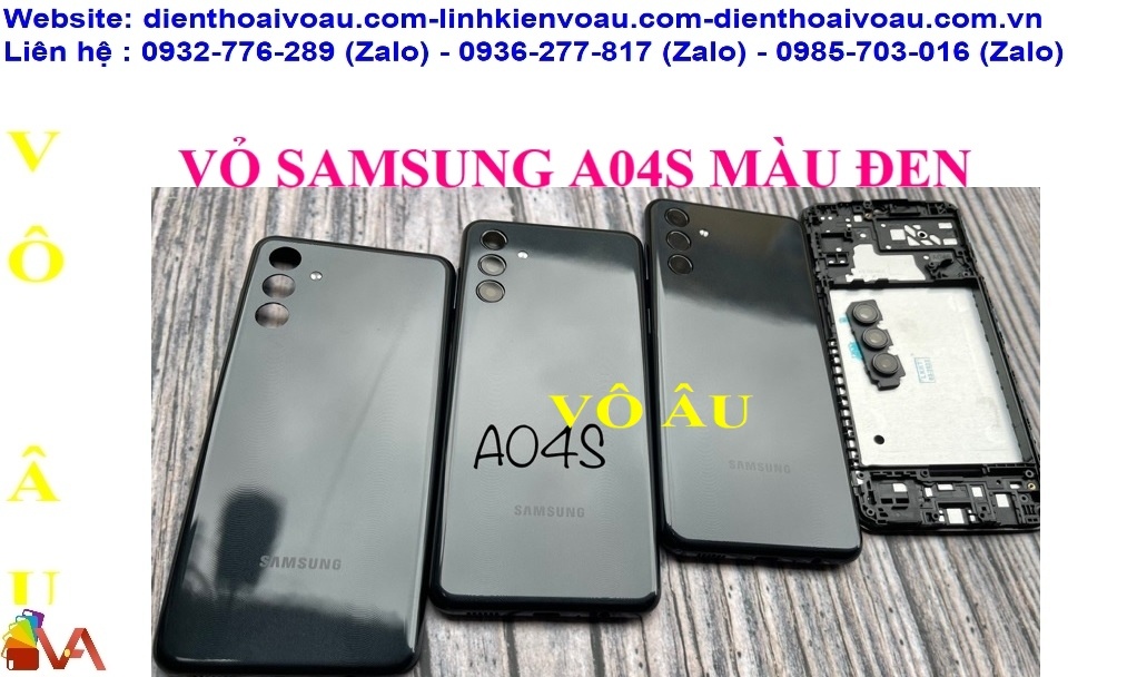 VỎ SAMSUNG A04S MÀU ĐEN