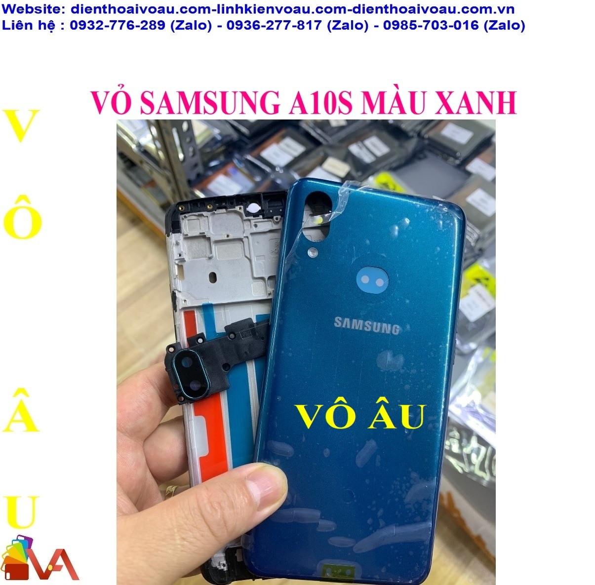 VỎ SAMSUNG A10S MÀU XANH LÁ CÂY