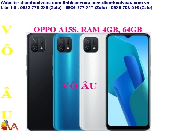 OPPO A15S, RAM 4GB, 64GB