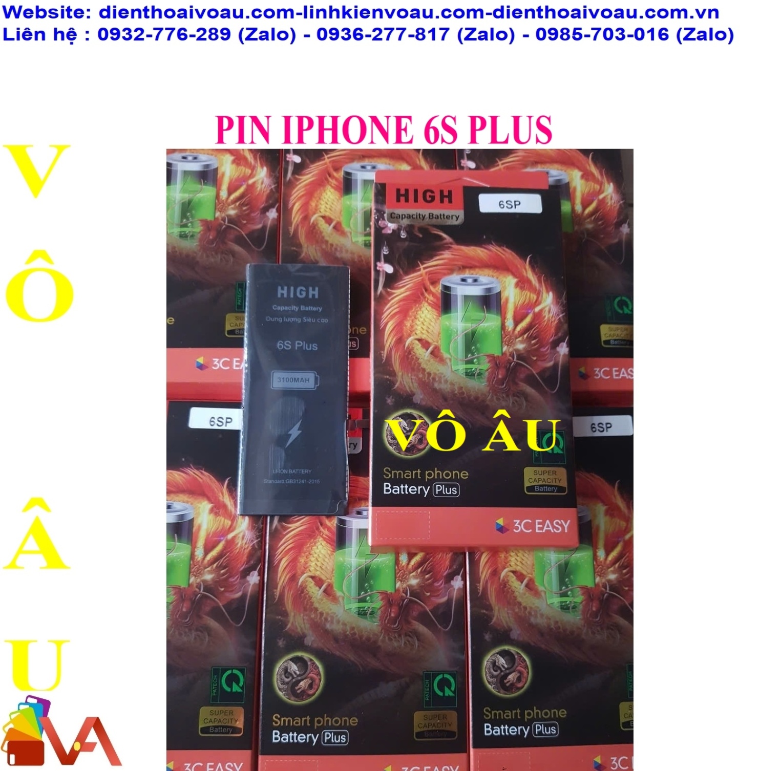 PIN IPHONE 6S PLUS ZIN DUNG LƯỢNG CAO