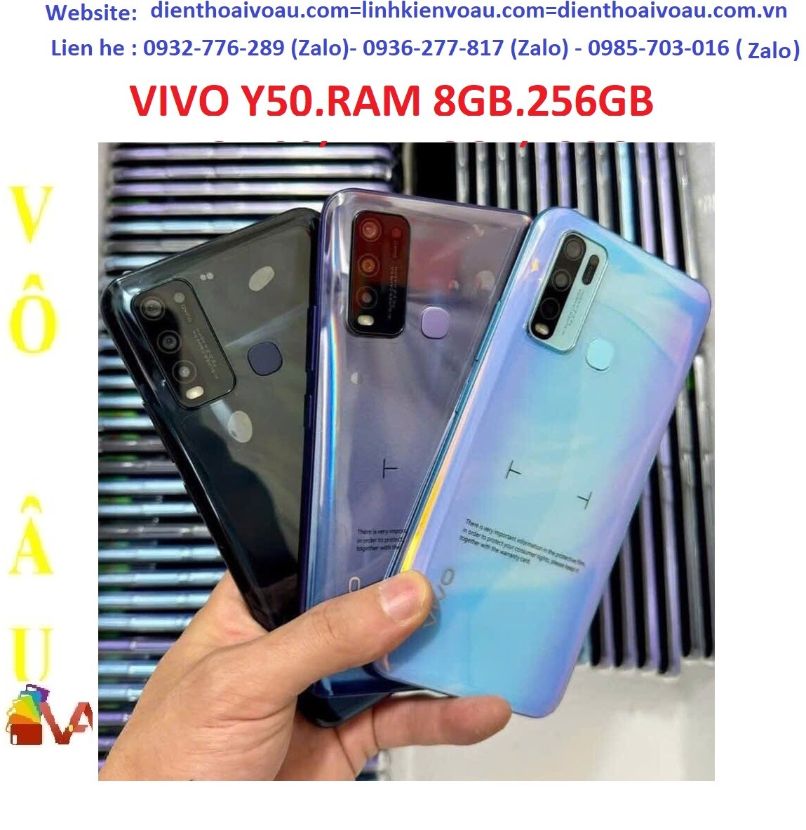 VIVO Y50, RAM 8GB, 256GB