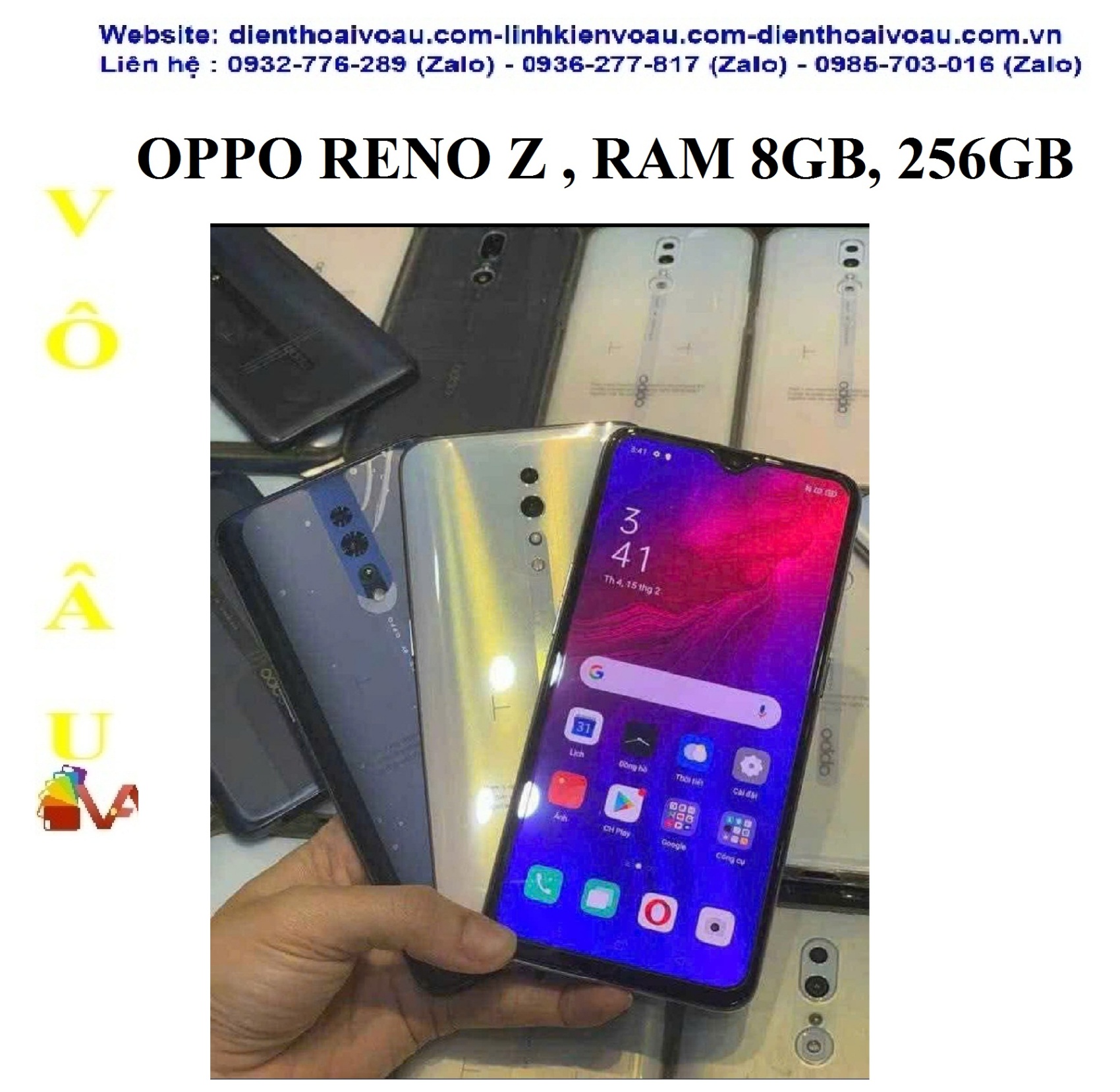 OPPO RENO Z , RAM 8GB, 256GB