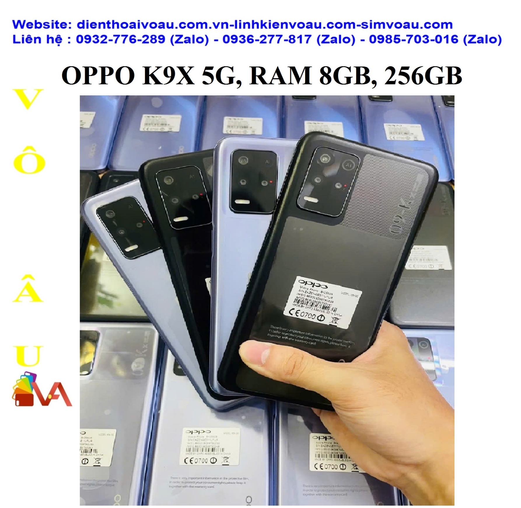 OPPO K9X 5G , RAM 8GB, 256GB