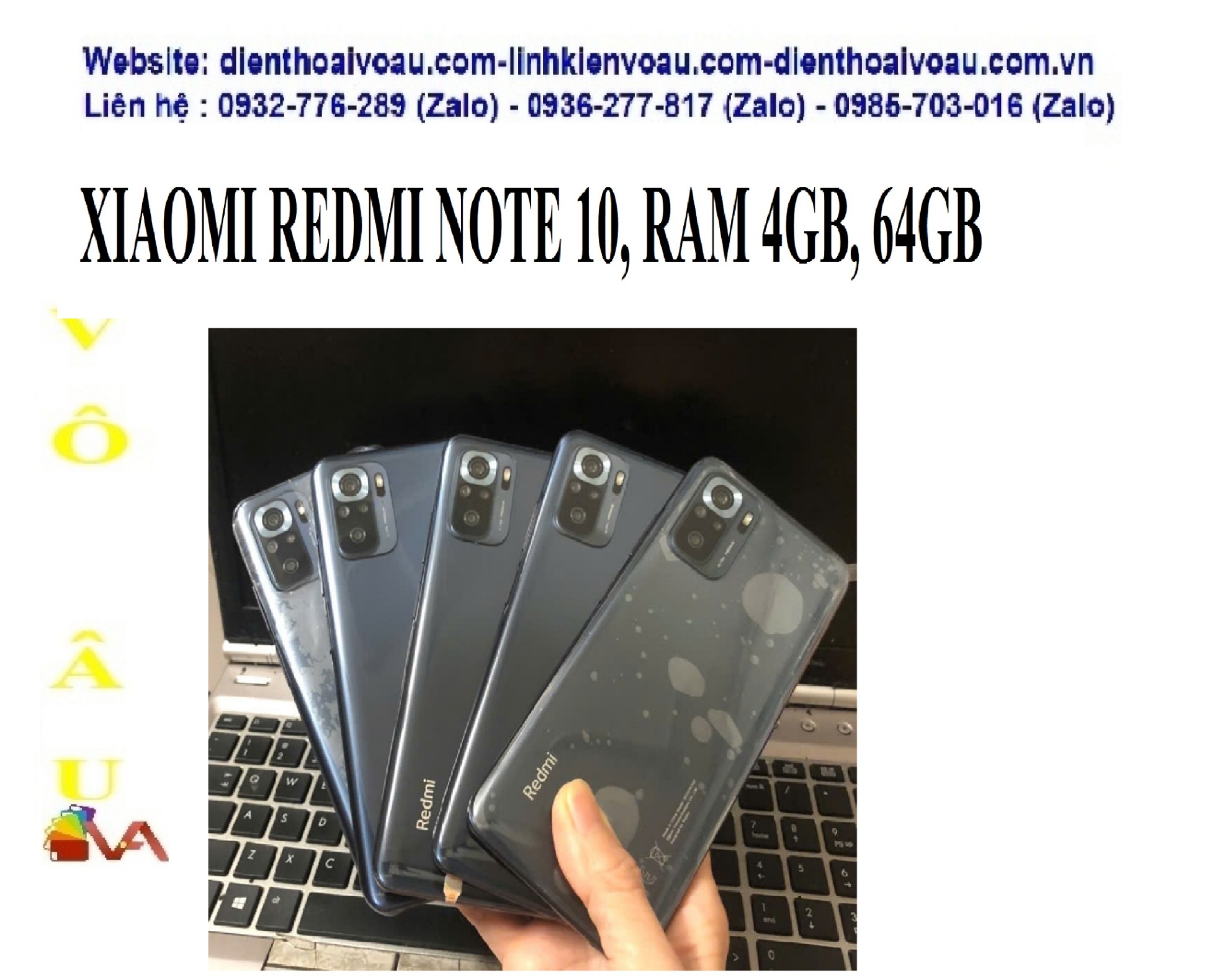 XIAOMI REDMI NOTE 10, RAM 4GB, 64GB