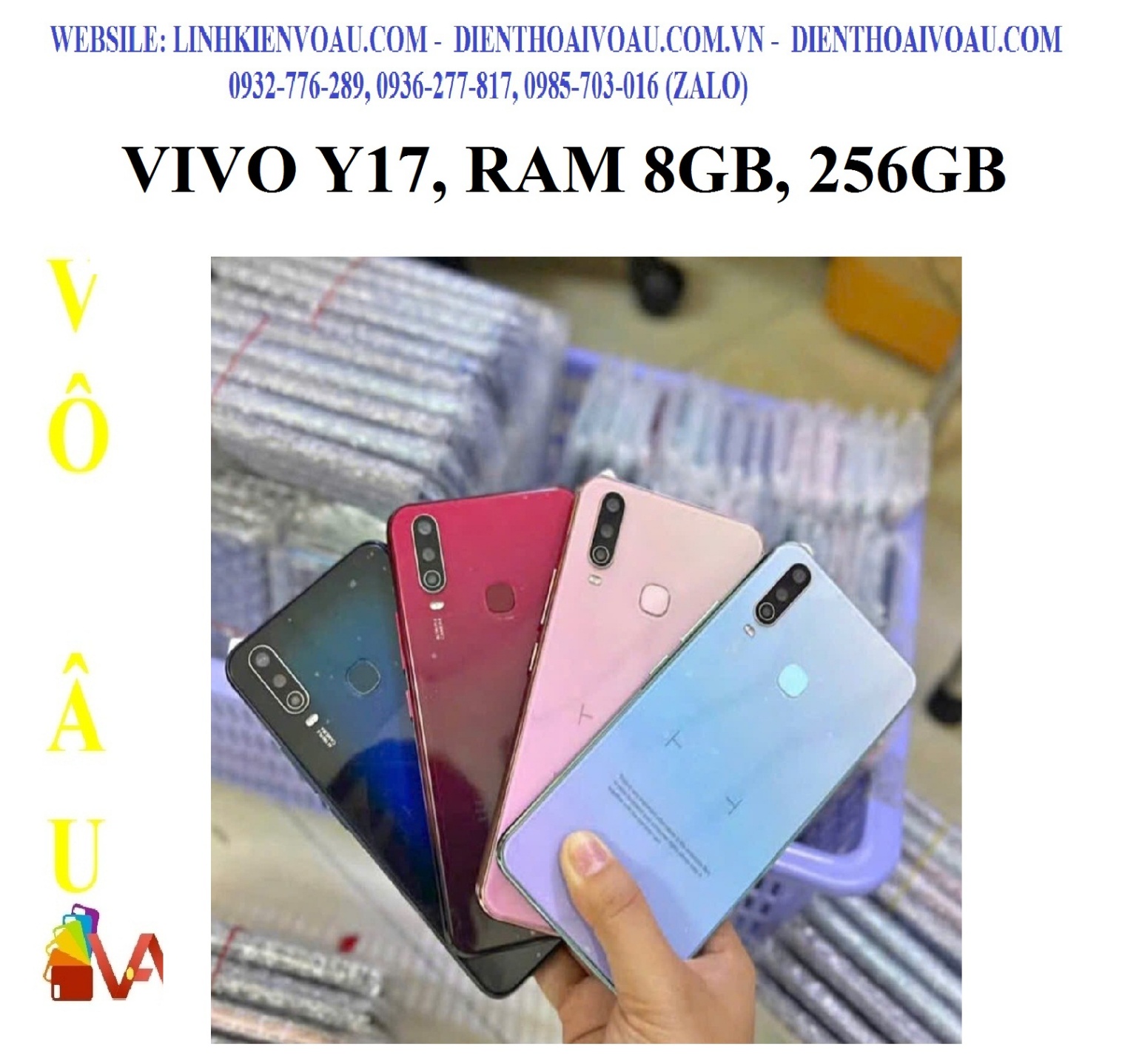 VIVO Y17 , RAM 8GB, 256GB