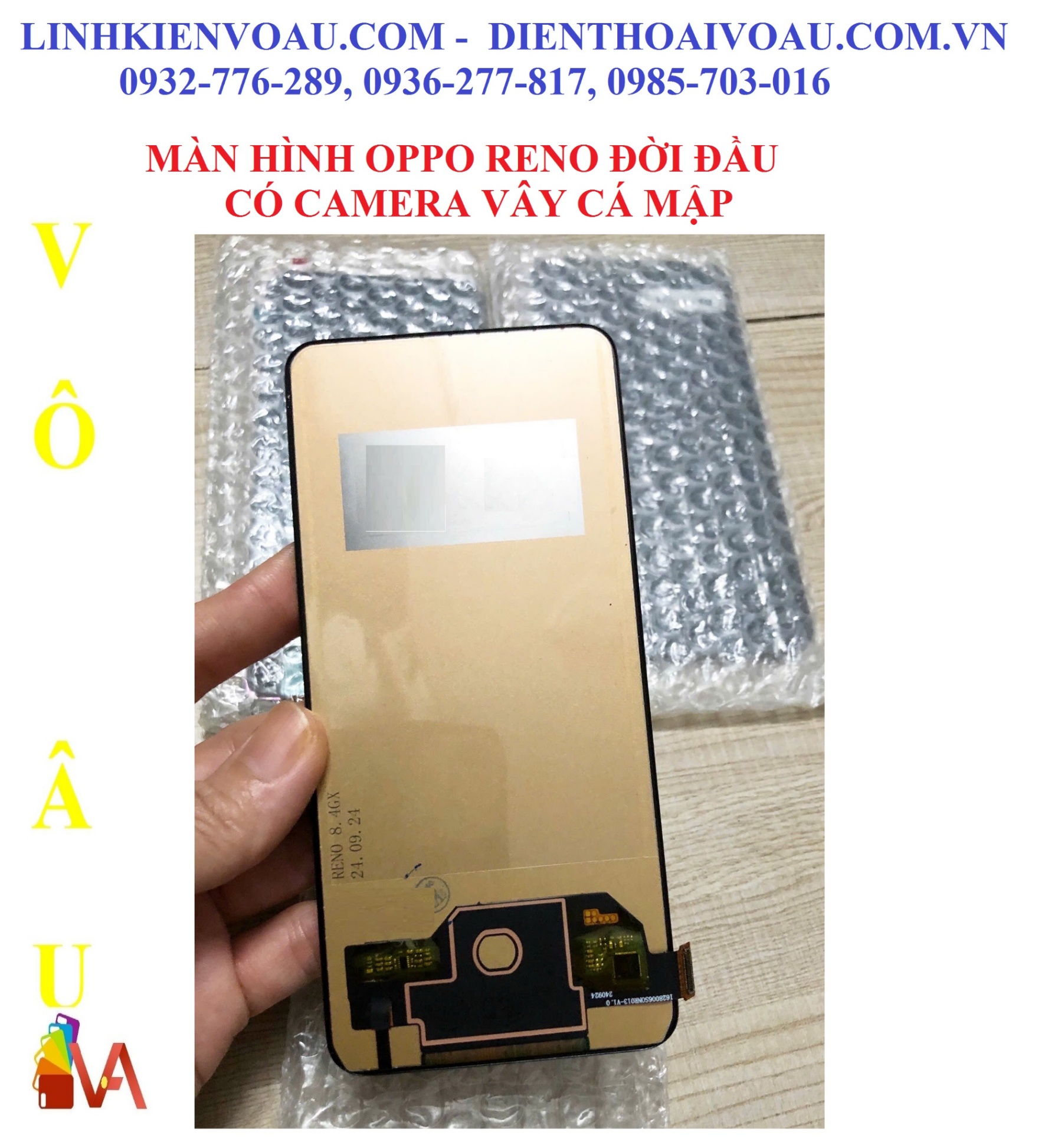 MÀN HÌNH OPPO RENO ĐỜI ĐẦU CÓ CAMERA VÂY CÁ MẬP INCELL