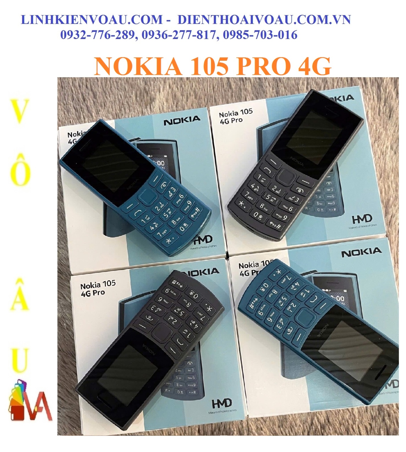 NOKIA 105 PRO 4G HMD CHÍNH HÃNG NEW SEAL
