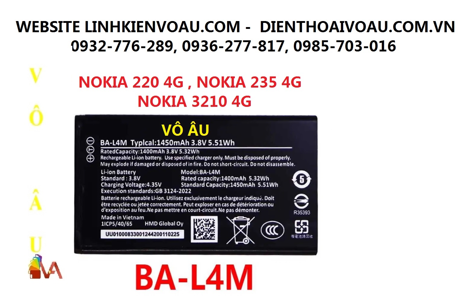 PIN NOKIA 3210 4G