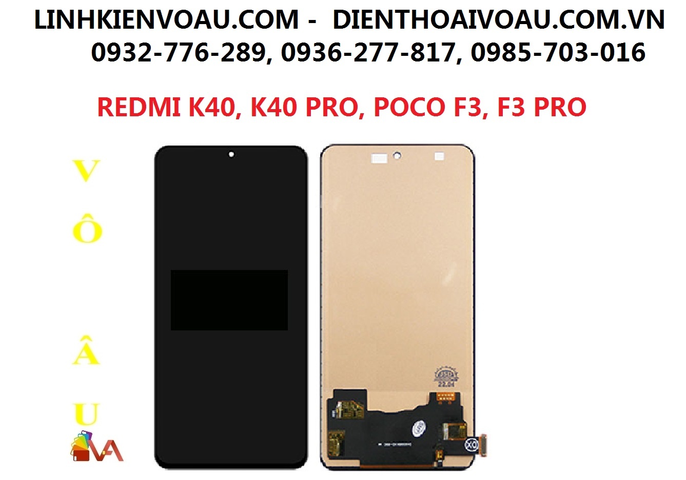 MÀN HÌNH XIAOMI REDMI K40 ( K40 PRO, Black Shark 4, Black Shark 4S, Black Shark 4S Pro, Poco F3, Poco F3 Pro ) TFT