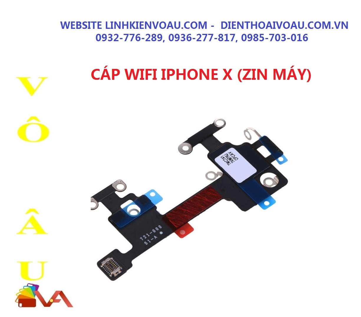 CÁP ANTEN WIFI IPHONE X ZIN