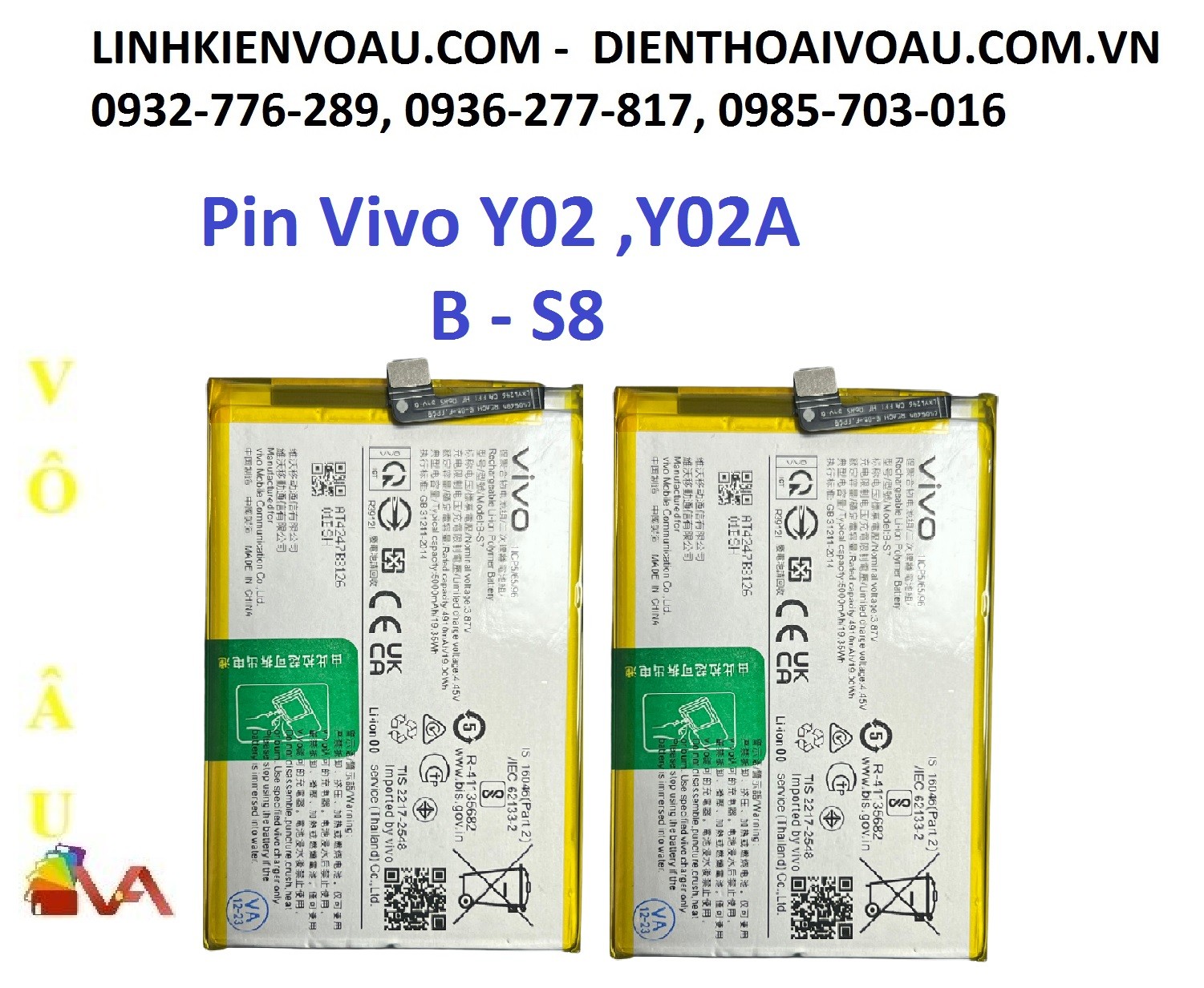 PIN VIVO Y02