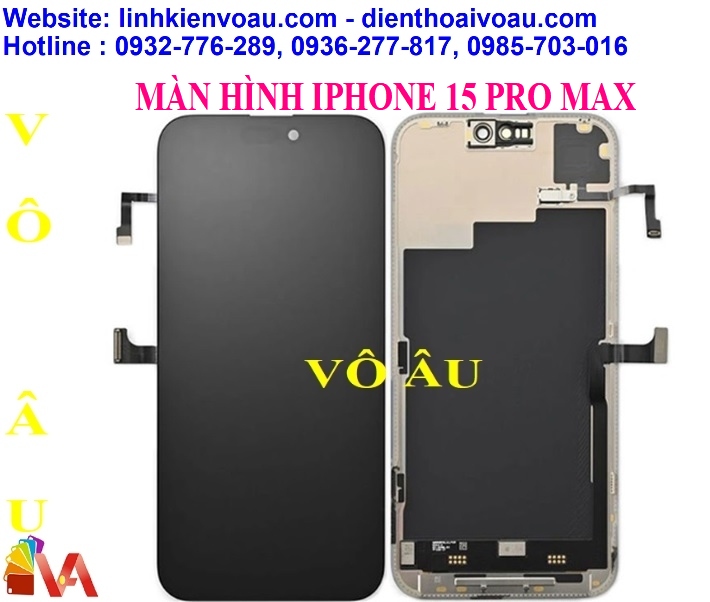 MÀN HÌNH IPHONE 15 PRO MAX ZIN ÉP KÍNH