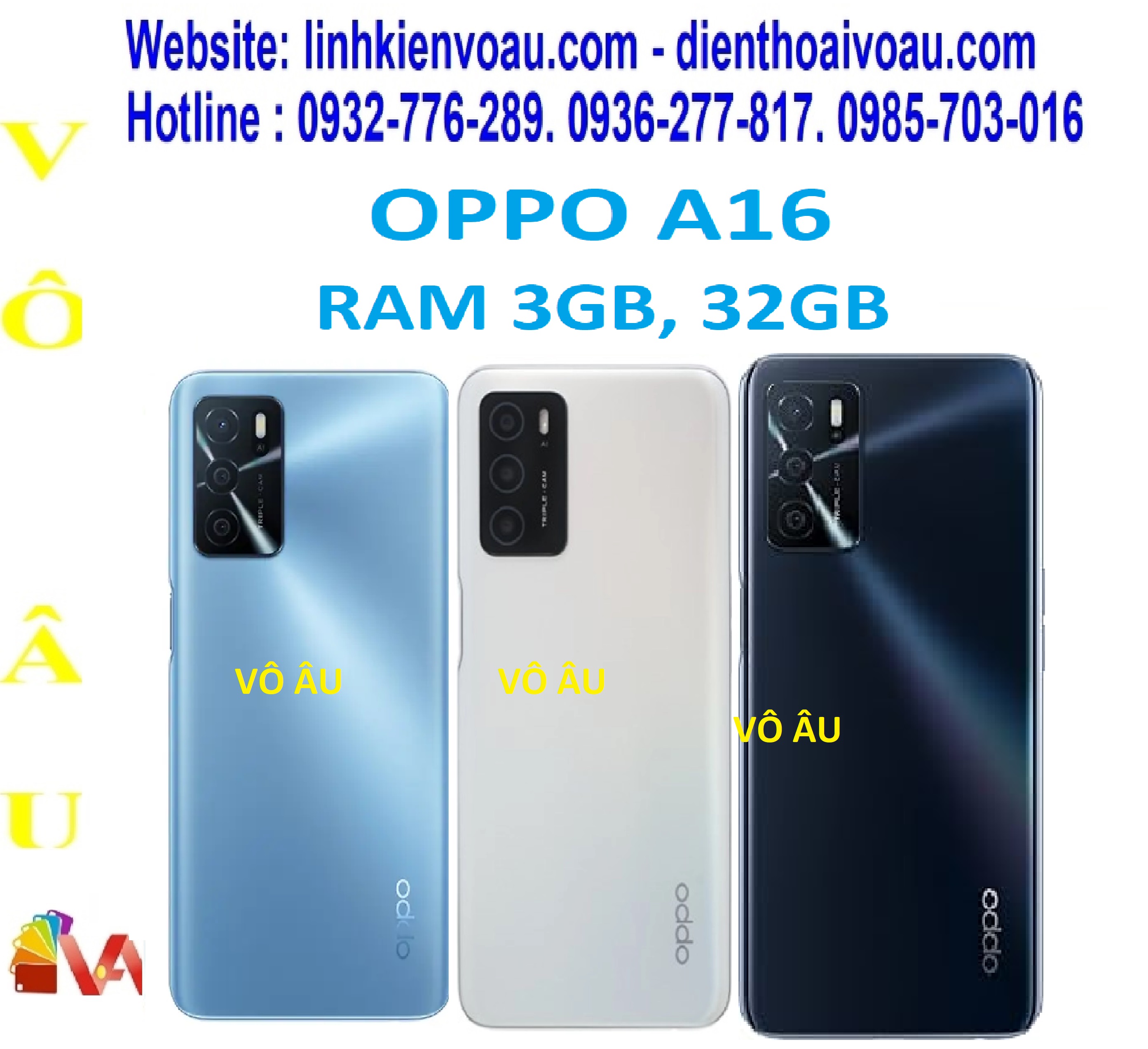 OPPO A16 RAM 3GB, 32GB