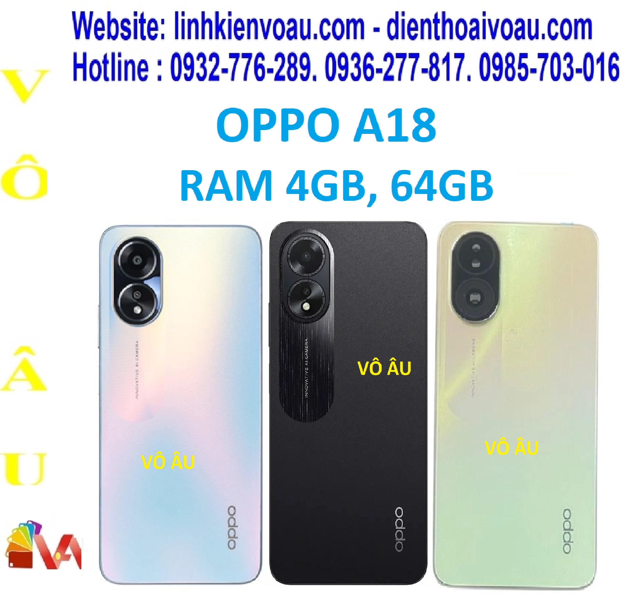 OPPO A18 RAM 4GB, 64GB