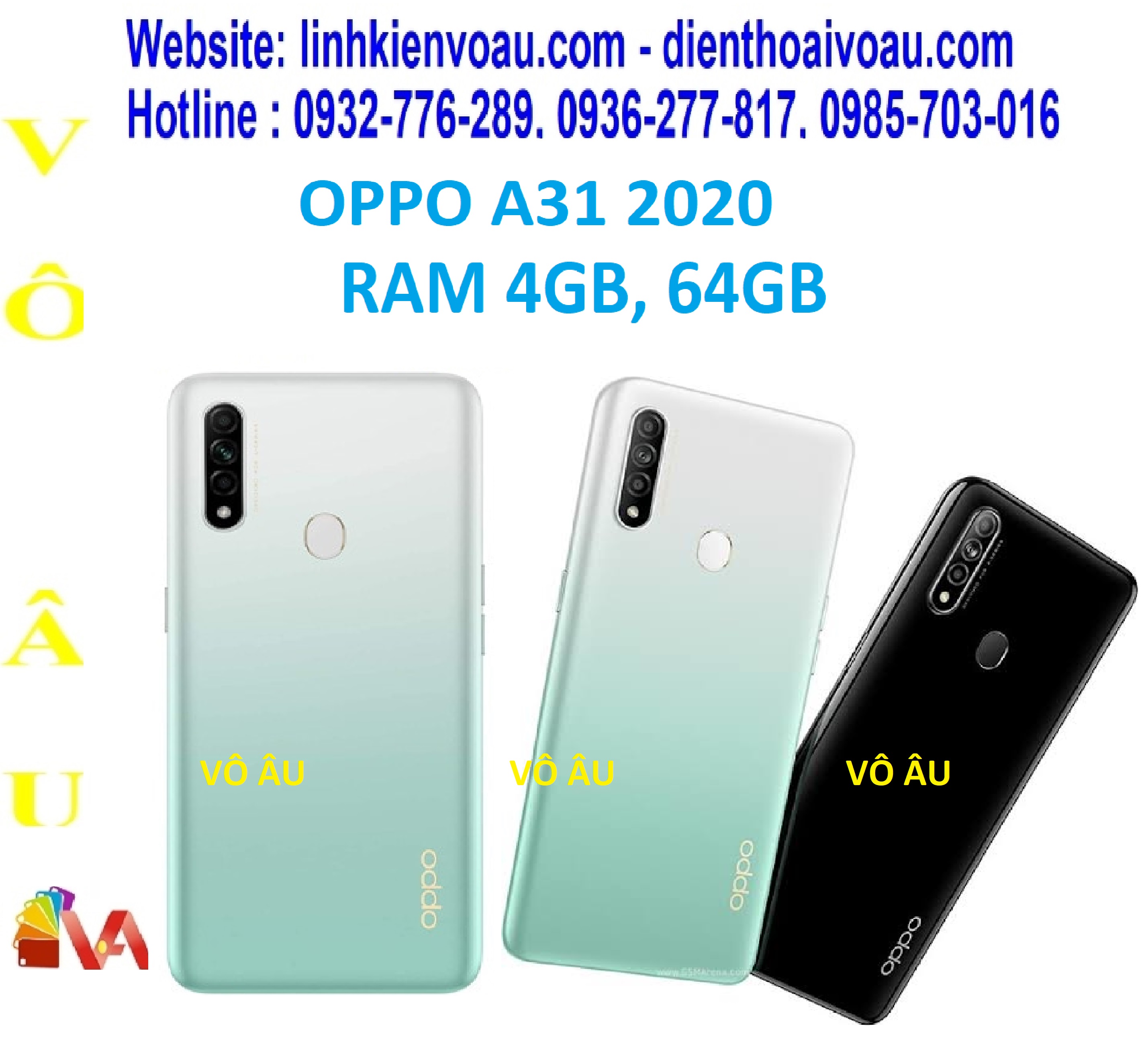 OPPO A31 2020, RAM 4GB, 64GB
