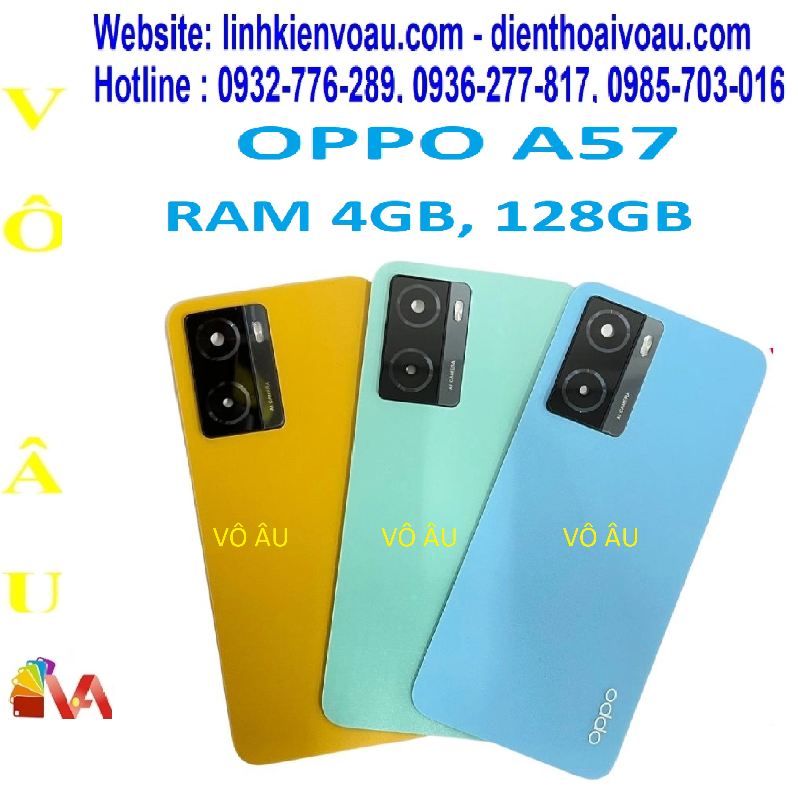 OPPO A57 2022, RAM 4GB, 128GB
