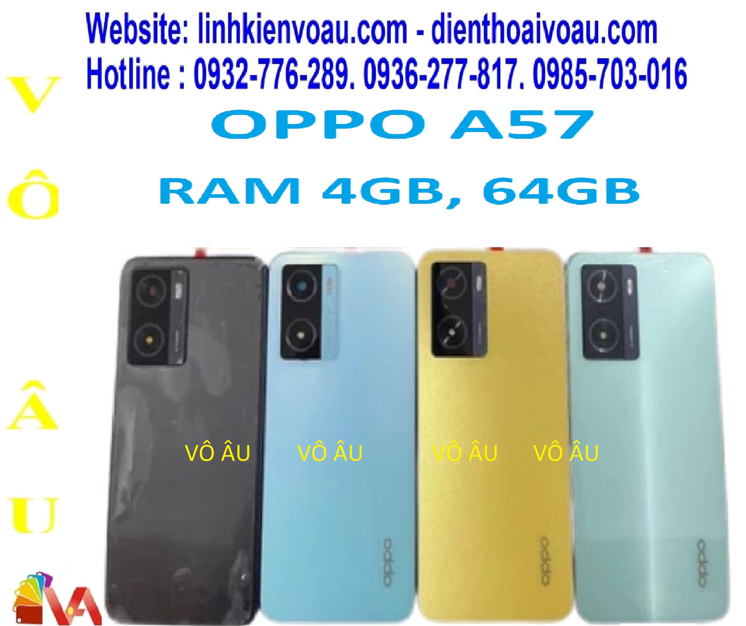 OPPO A57 RAM 4GB, 64GB
