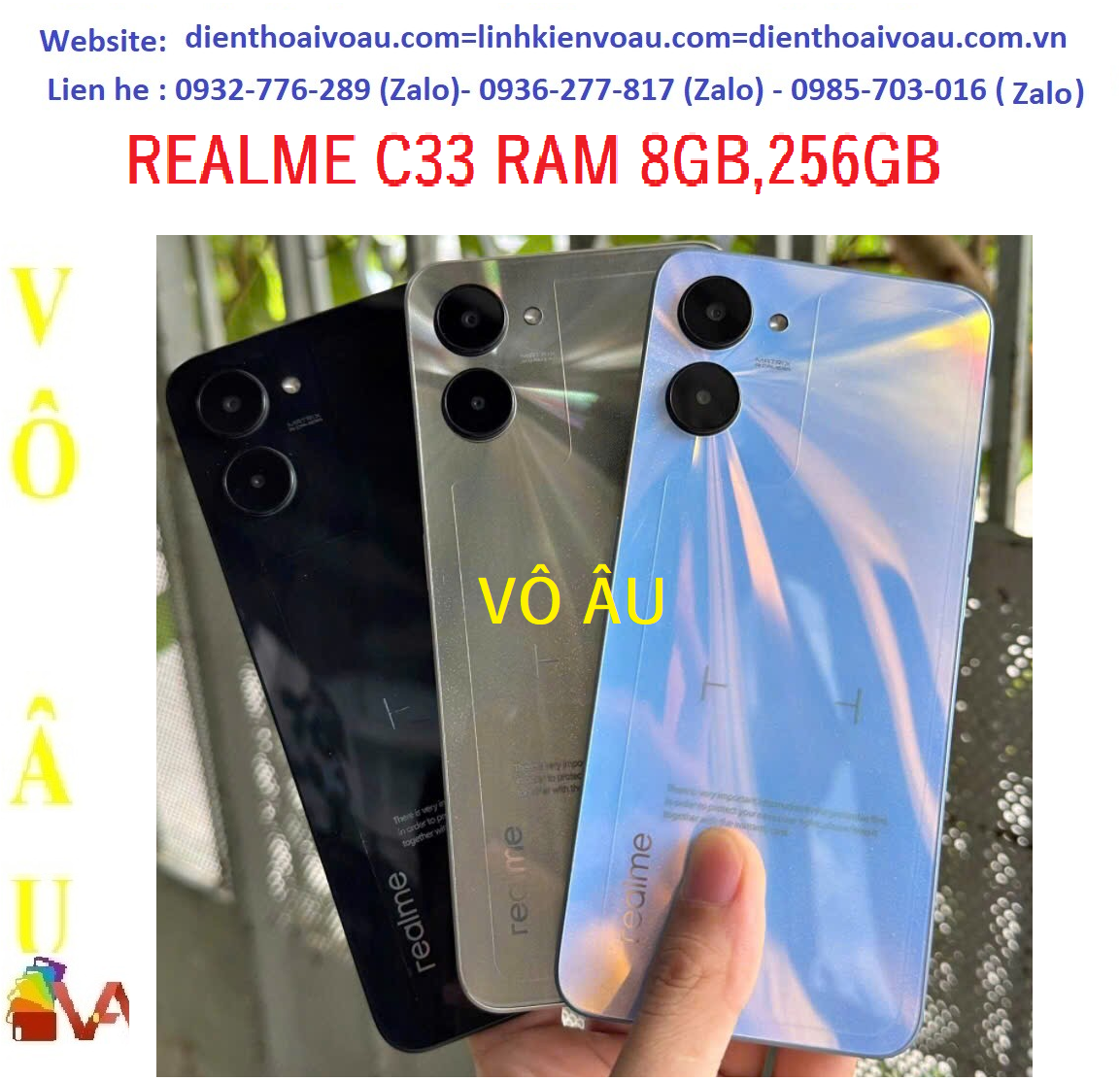 REALME C33, RAM 8GB, 256GB
