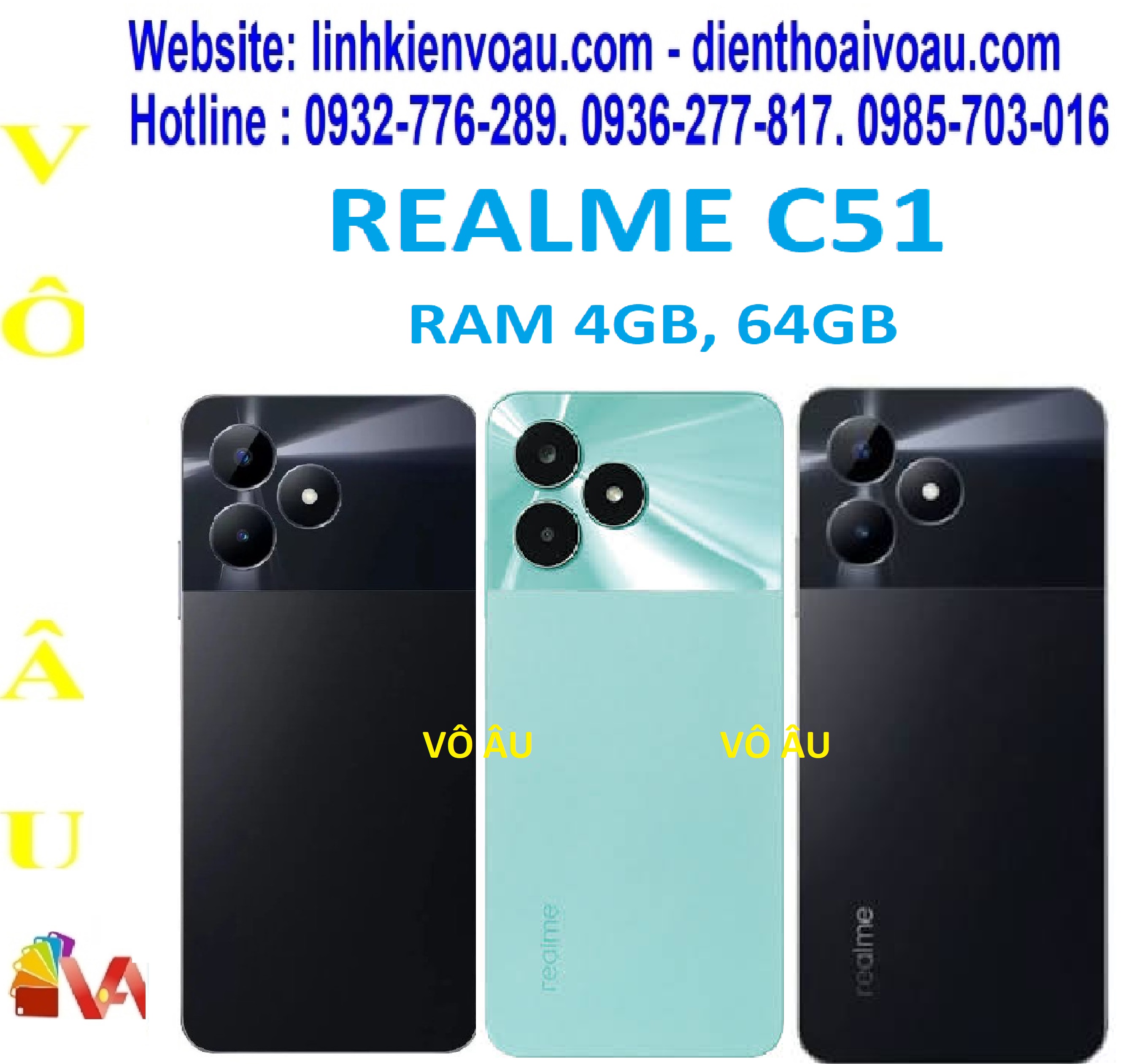 REALME C51 RAM 4GB, 64GB