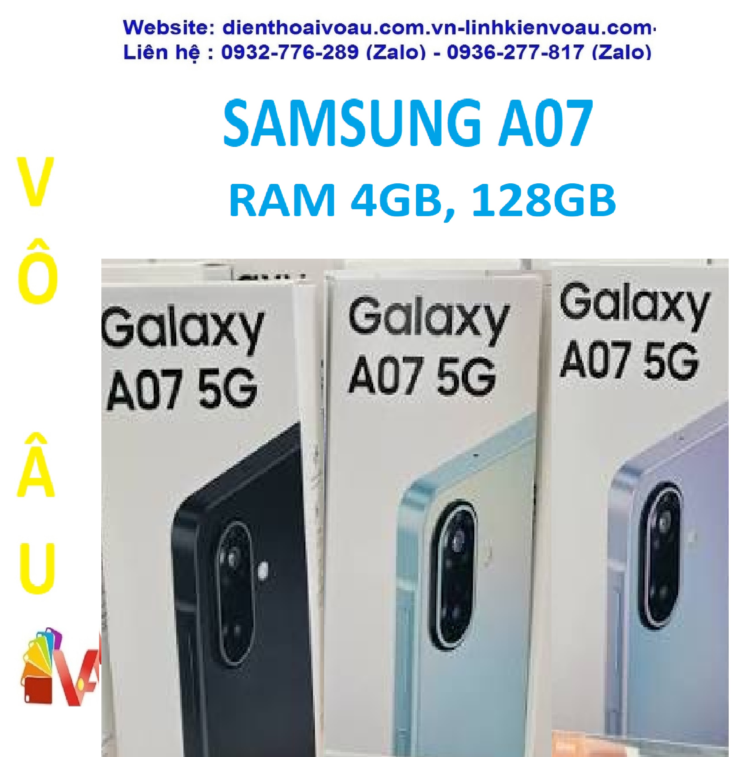 SAMSUNG A07 5G RAM 4GB , 128GB FULL BOX