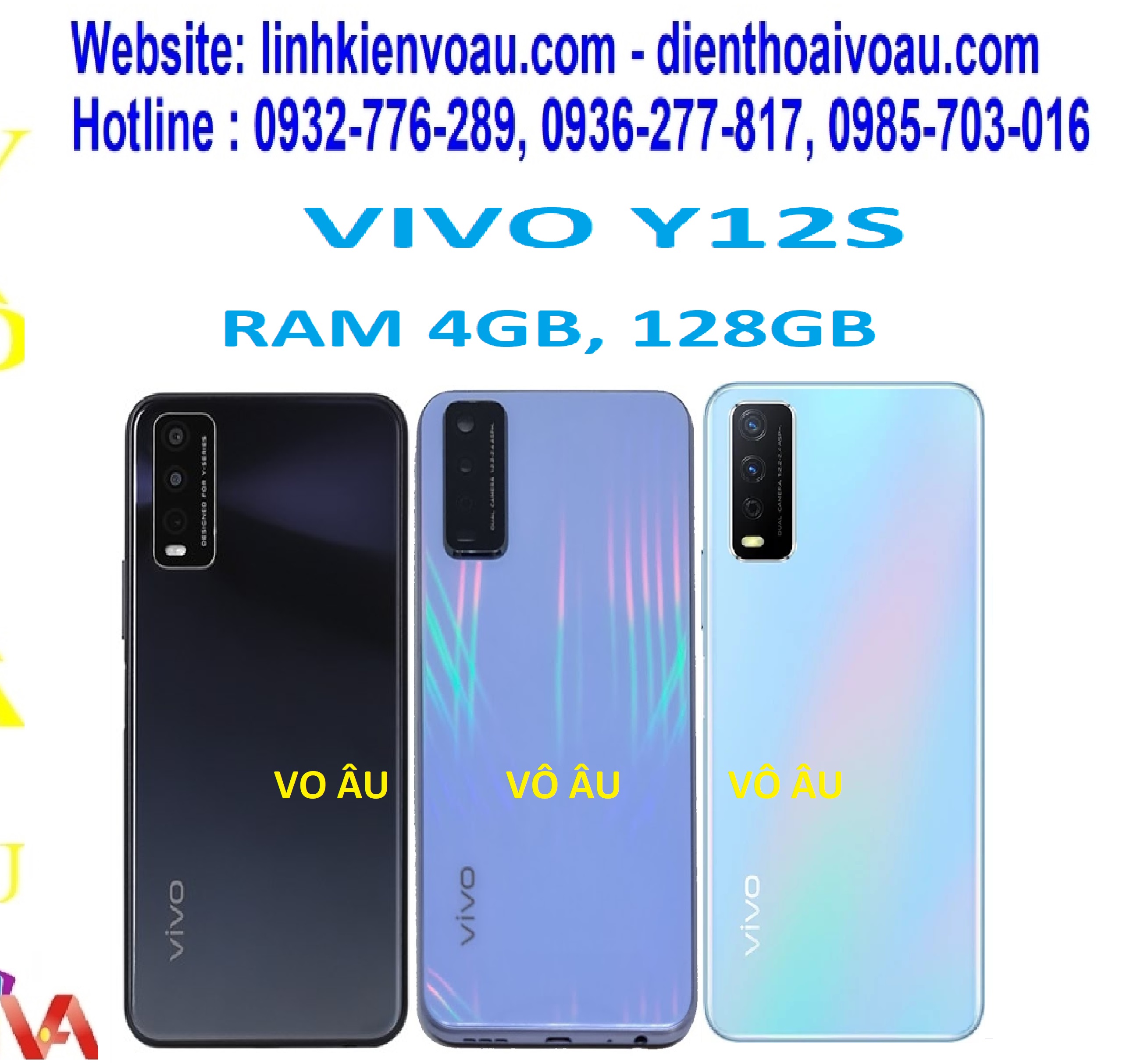 VIVO Y12S RAM 4GB, 128GB