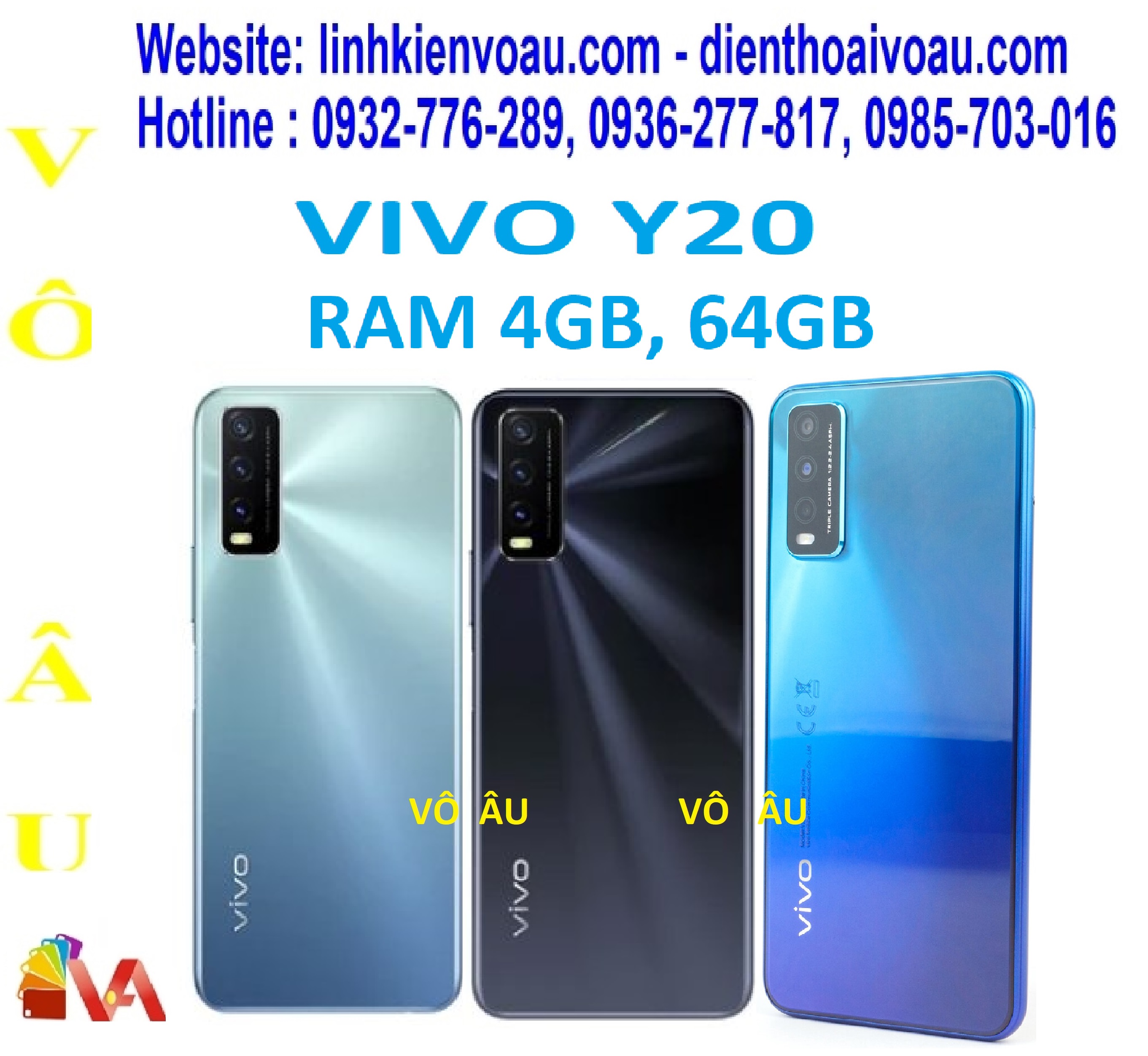 VIVO Y20 RAM 4GB, 64GB